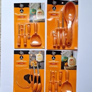 *4 Halloween Carving Kits